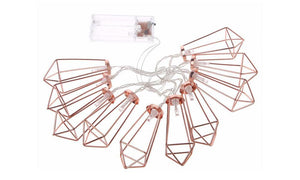 GloBrite Rose Gold Geometric String Lights