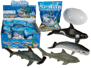 Sea Life Hatching Figures in Fizzy Egg