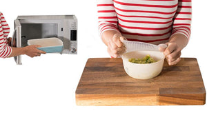 Oven & Microwave Silicone Food Covers (4 Pack)