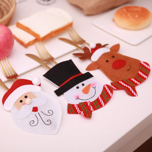 3pc Festive Cutlery Socks