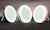 GloBrite LED Circular Travel Mirrors in White, Black or Pink