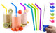Reusable Eco-Friendly Silicone Drinking Straws