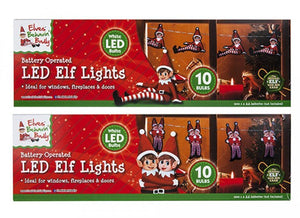 10PC Warm LED Light 2 Sided Prysmatic Elf Light
