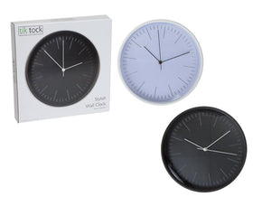 12" Stylish Round Face Clock