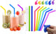 Reusable Eco-Friendly Silicone Drinking Straws