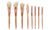 8 Piece Pro Grip Make Up Brushes