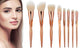 8 Piece Pro Grip Make Up Brushes