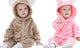 Baby Hooded Bear Romper