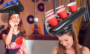 Inflatable Beer Pong Head Game