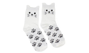 5pack Cotton Rich Cat Socks