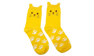 5pack Cotton Rich Cat Socks