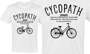 Men's Cycopath Bike Lover Cycling T-Shirts