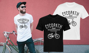Men's Cycopath Bike Lover Cycling T-Shirts