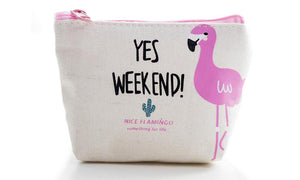 Flamingo Coin Purse / Mini Make Up Bags
