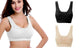 Lace Front Padded Comfort Bra: Three-Pack