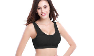 Lace Front Padded Comfort Bra: Three-Pack