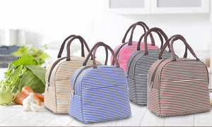 Striated Thermal Cooling Lunch Bags