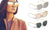 Sasha Morel Cat Eye Mirrored Sunglasses