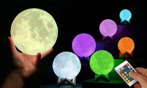 GloBrite Colour Changing Moon Lamps with Remote