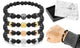 Sasha Morel - Lavastone Skull and Crown Bracelet