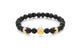 Sasha Morel - Lavastone Skull and Crown Bracelet