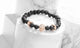 Sasha Morel - Lavastone Skull and Crown Bracelet
