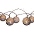 Metal Globes Garden Solar String Lights