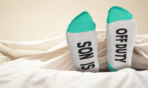 Mum, Dad, Daughter, Son Are Off Duty Socks