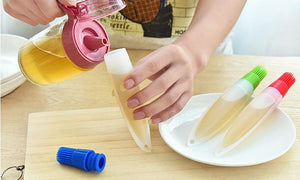 2 in 1 Oil Bottle and Brush