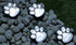 GloBrite Paw Print Solar Lights (Pack of 4)