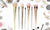 7 Piece Pro Metallic Make-up Brushes