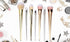 7 Piece Pro Metallic Make-up Brushes