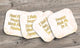Set of 4 Prosecco Coasters