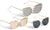 Sasha Morel Cat Eye Mirrored Sunglasses