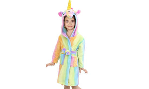 Kids' Unicorn Bathrobe