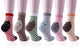 6 Pack Cotton Rich Cat Heel & Toe Socks