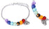 7 Chakra Bead Silver Bracelet