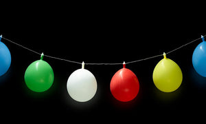 GloBrite LED Battery Balloon Colour String Lights