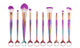 5 or 10pc Mermaid Tail Make Up Brushes