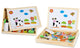 Double Sided Chalkboard & Magnetic Board Educational Puzzle Toy
