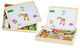 Double Sided Chalkboard & Magnetic Board Educational Puzzle Toy
