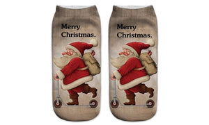 Printed Xmas Socks