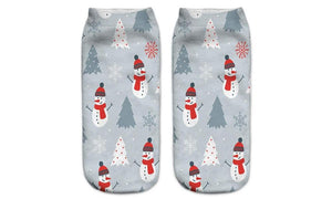 Printed Xmas Socks