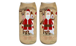 Printed Xmas Socks
