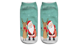 Printed Xmas Socks