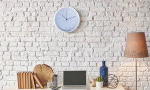 12" Stylish Round Face Clock