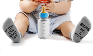 Baby 100% Cotton Bring Me a Boob Socks