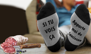French Bring Me Saucisson Socks