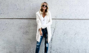 Fluffy Hooded Cardigans