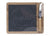 Wooden Cheese Board with Slate and Knife